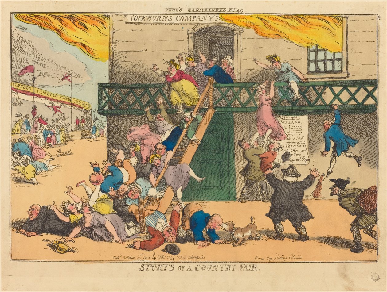 Egy vidéki vásár sportjai alkotó: Thomas Rowlandson
