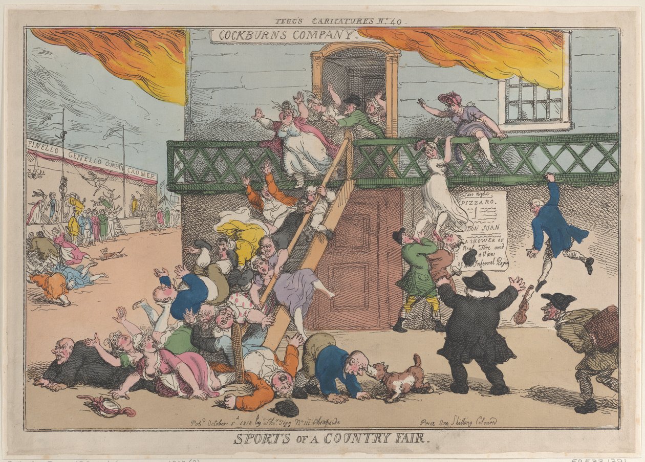 Egy vidéki vásár, 1810. október 5., 1810. október 5. alkotó: Thomas Rowlandson