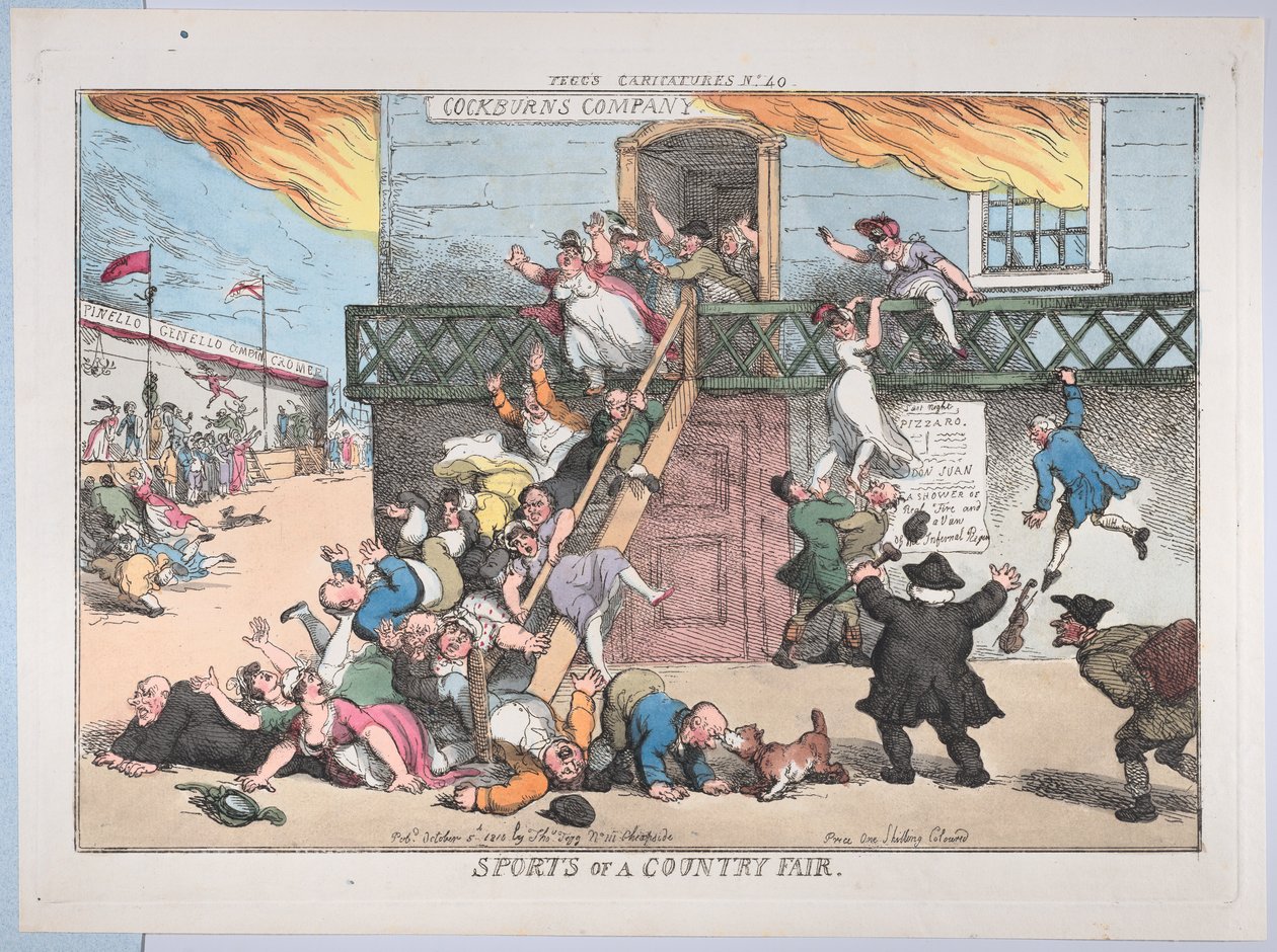 Egy vidéki vásár, 1810. október 5., 1810. október 5. alkotó: Thomas Rowlandson