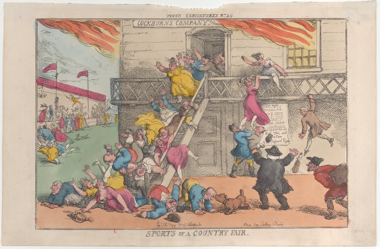 Egy vidéki vásár, 1810. október 5., 1810. október 5. alkotó: Thomas Rowlandson
