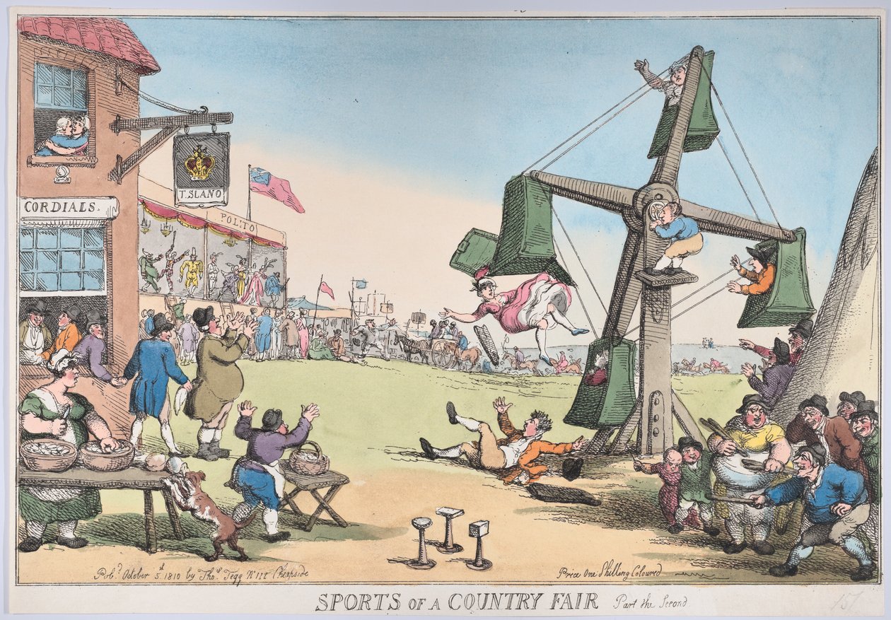Egy vidéki vásár, második rész, 1810. október 5., 1810. október 5. alkotó: Thomas Rowlandson