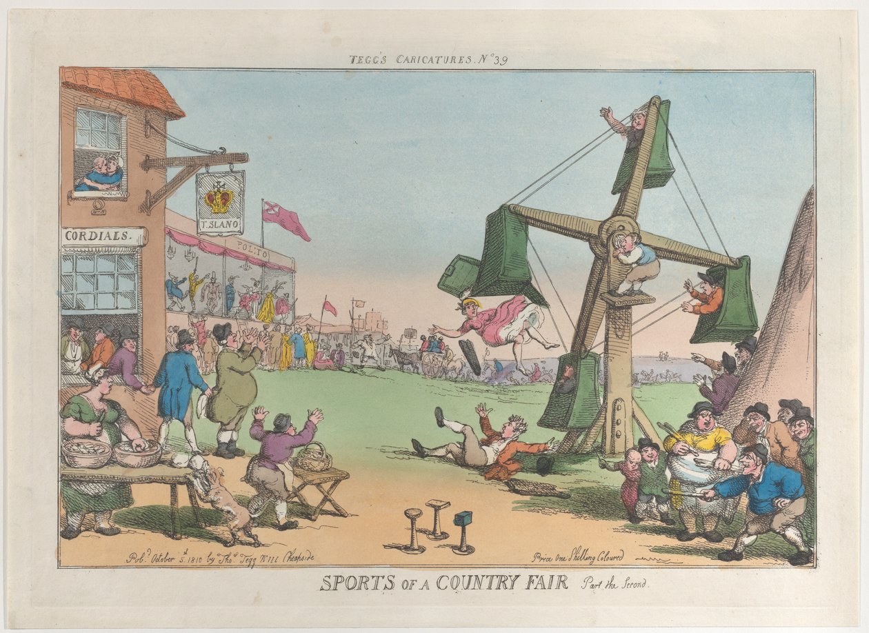 Egy vidéki vásár, második rész, 1810. október 5., 1810. október 5. alkotó: Thomas Rowlandson