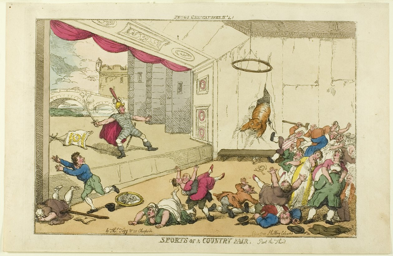 Egy vidéki vásár sportjai. Harmadik rész alkotó: Thomas Rowlandson
