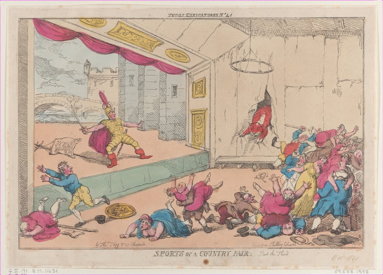 Egy vidéki vásár, Harmadik rész, 1810. október 5., 1810. október 5. alkotó: Thomas Rowlandson
