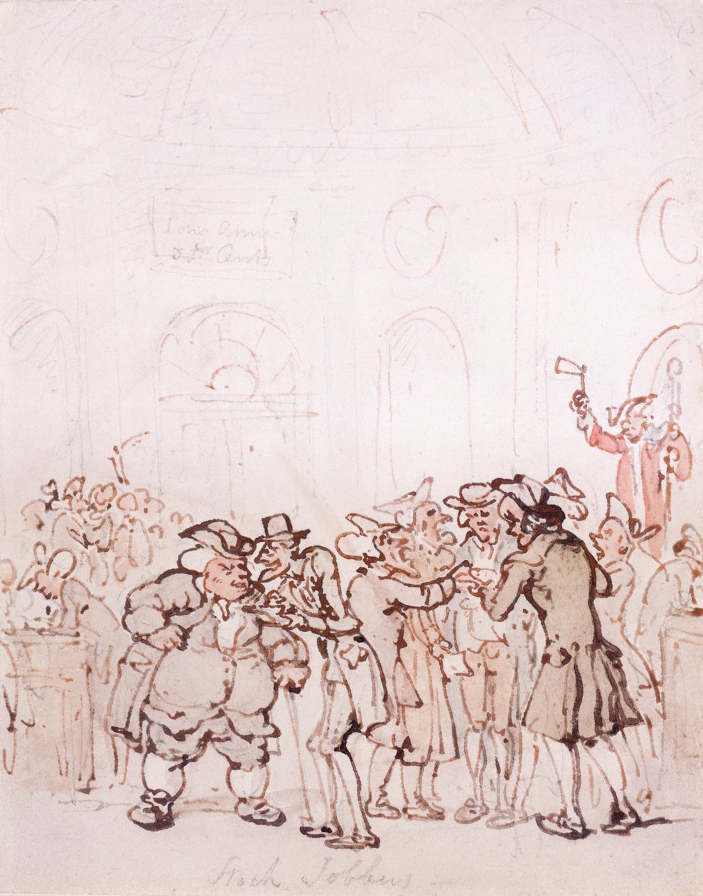 „Stock Jobbers”, 18. század vége – 19. század eleje alkotó: Thomas Rowlandson