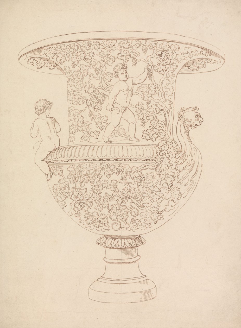 Egy váza tanulmányozása alkotó: Thomas Rowlandson