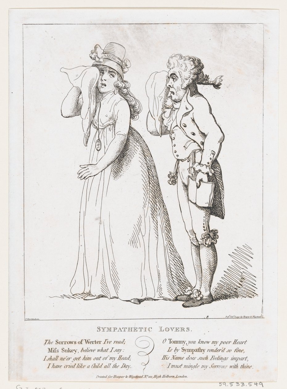 Szimpatikus szerelmesek, 1797. február 6., 1797. február 6. alkotó: Thomas Rowlandson