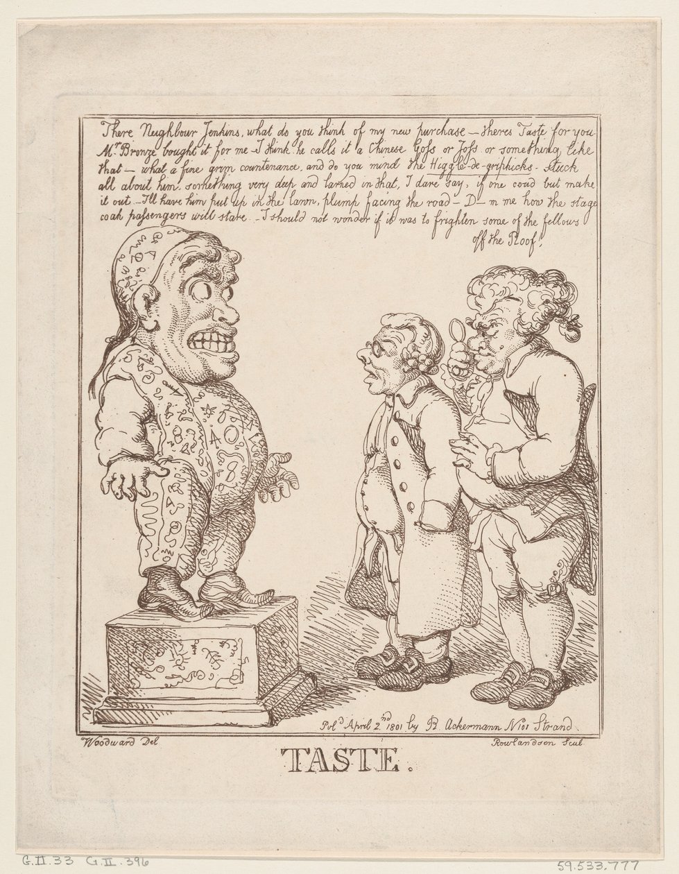 Íz, 1801. április 2., 1801. április 2. alkotó: Thomas Rowlandson