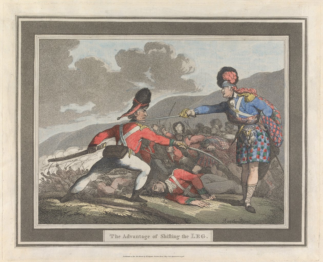 A lábmozgatás előnye alkotó: Thomas Rowlandson