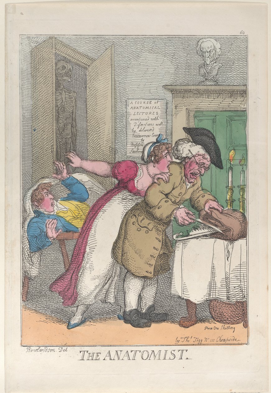 Az anatómus, 1811. március 12., 1811. március 12. alkotó: Thomas Rowlandson