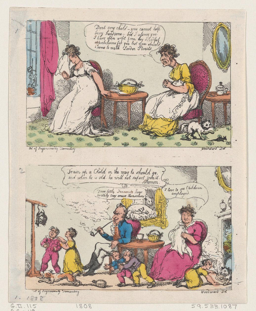 A leleményes gyötrődés művészete, 1808., 1808. alkotó: Thomas Rowlandson