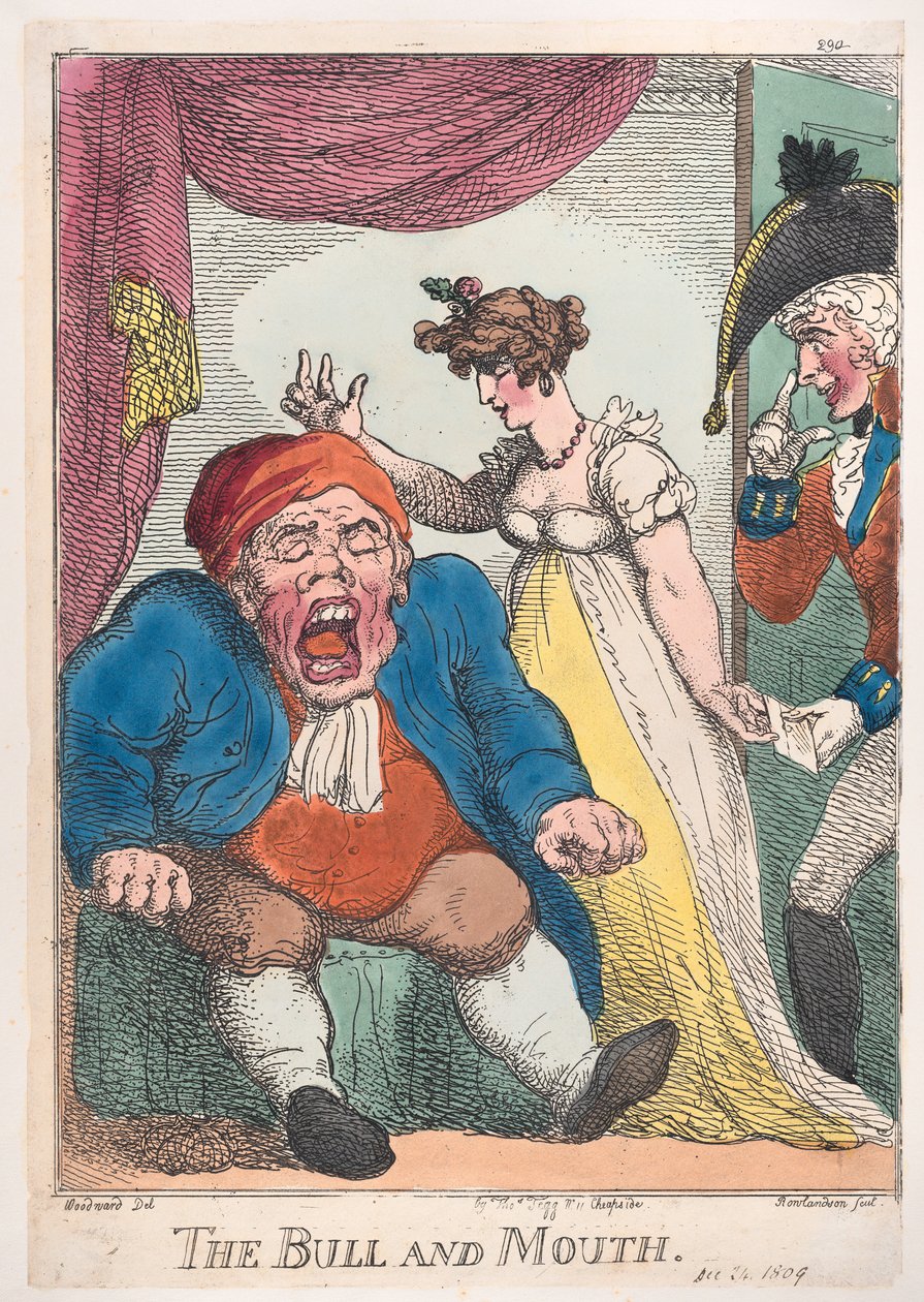 A Bika és Száj, 1808-09., 1808-09. alkotó: Thomas Rowlandson