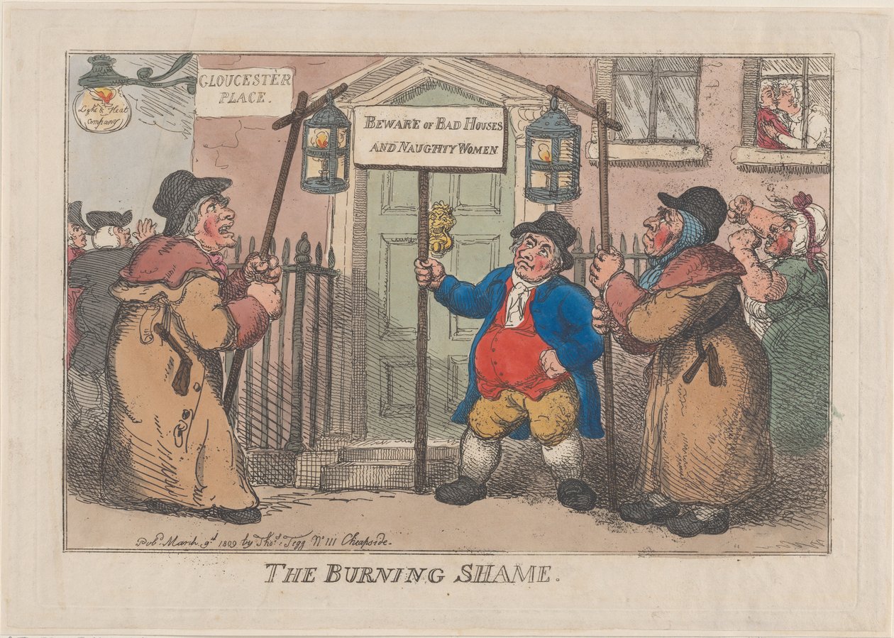 Az égető szégyen, 1809. március 9., 1809. március 9. alkotó: Thomas Rowlandson