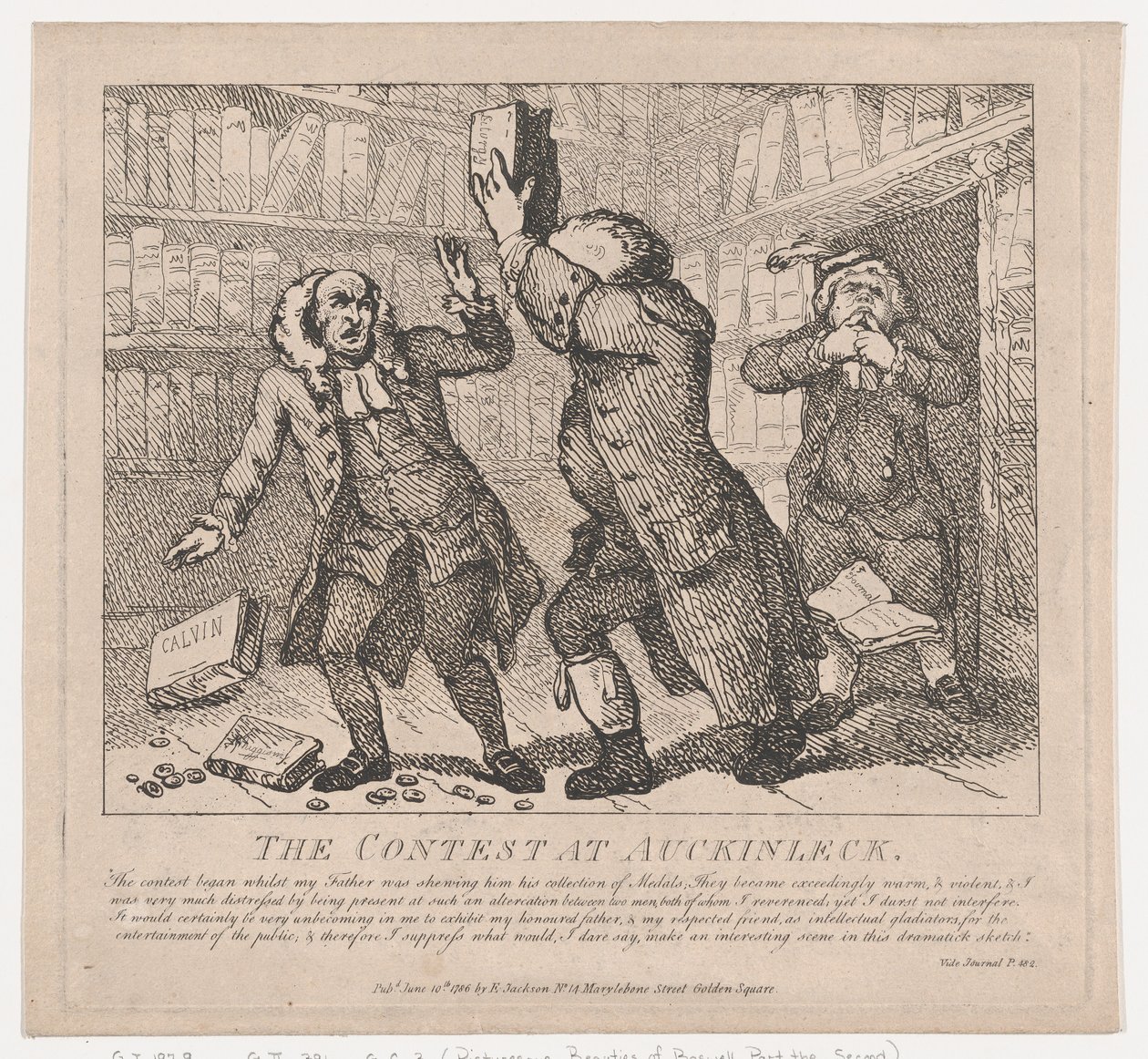 A verseny Auckinleckben, Boswell festői szépségei, második rész, 1786. június 10. alkotó: Thomas Rowlandson