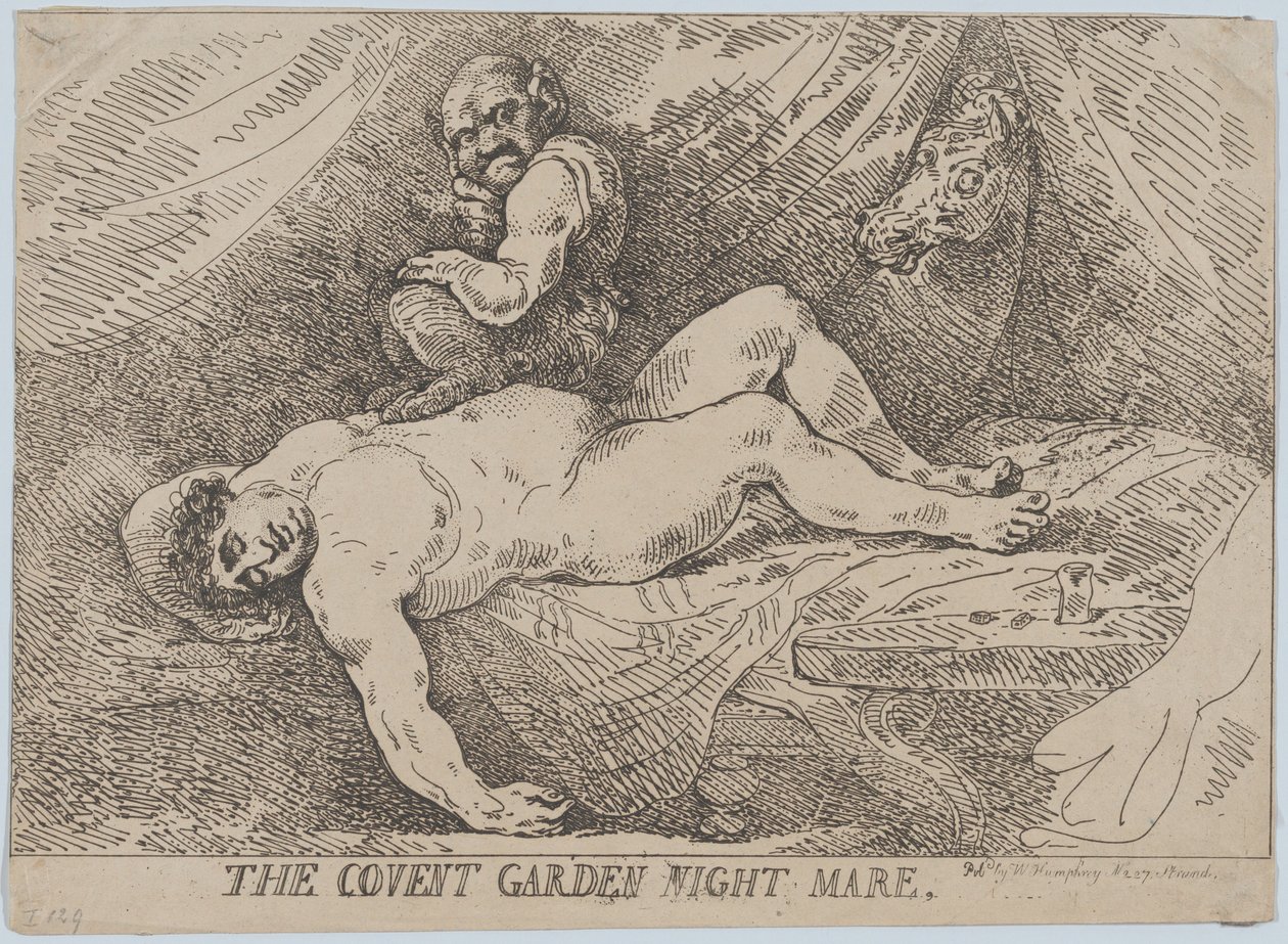 The Covent Garden Night Mare, 1784. április 20., 1784. április 20. alkotó: Thomas Rowlandson