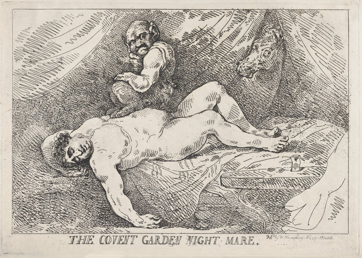 The Covent Garden Night Mare, 1784. április 20., 1784. április 20. alkotó: Thomas Rowlandson