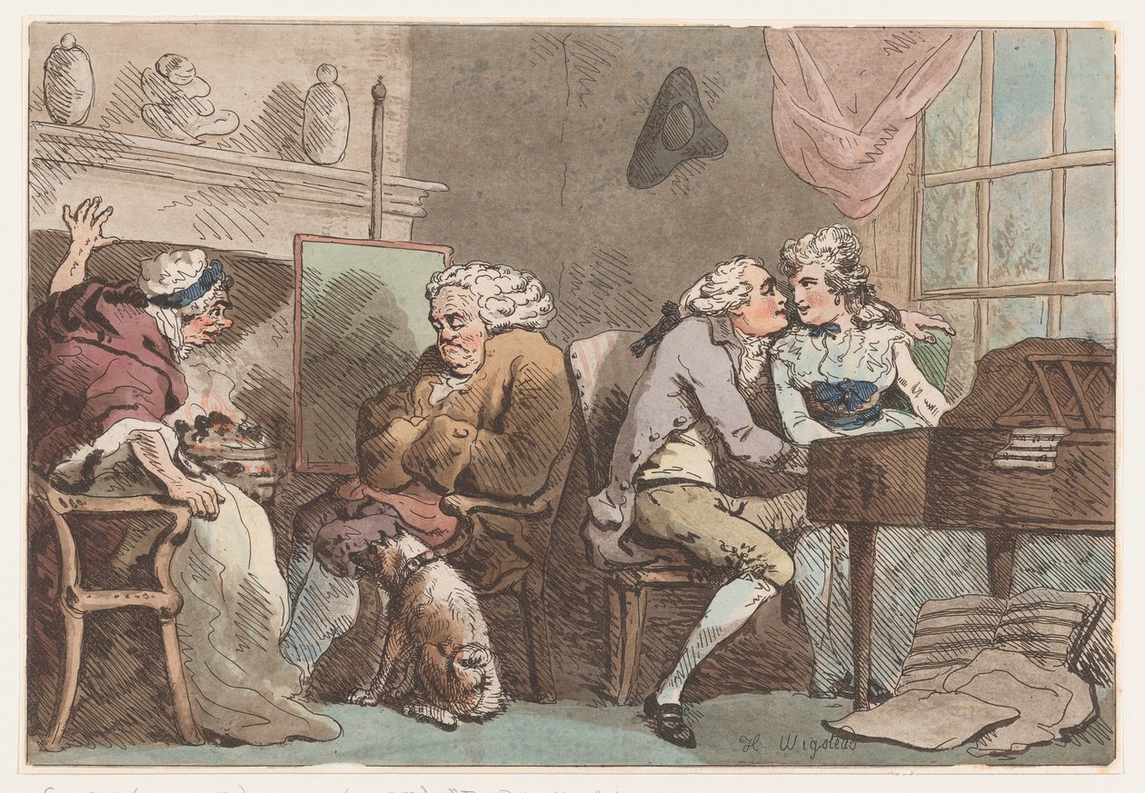 The Detection, 1796. június 15., 1796. június 15. alkotó: Thomas Rowlandson