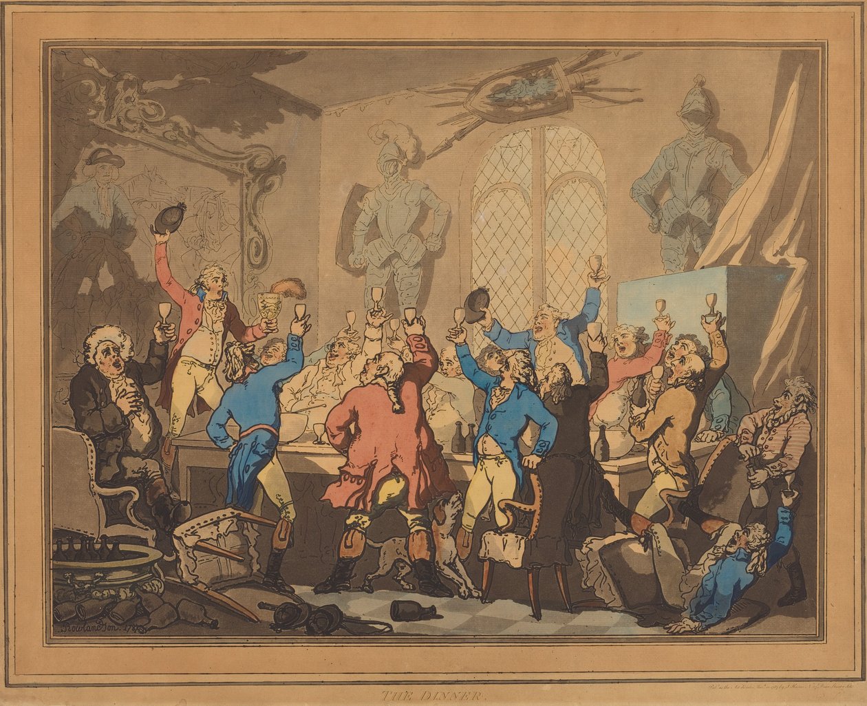 A vacsora alkotó: Thomas Rowlandson
