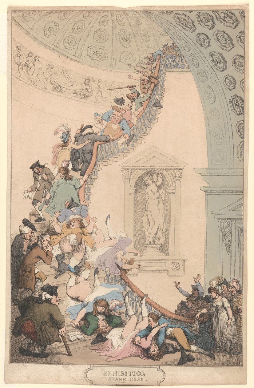 A „Stare-Case” című kiállítás alkotó: Thomas Rowlandson
