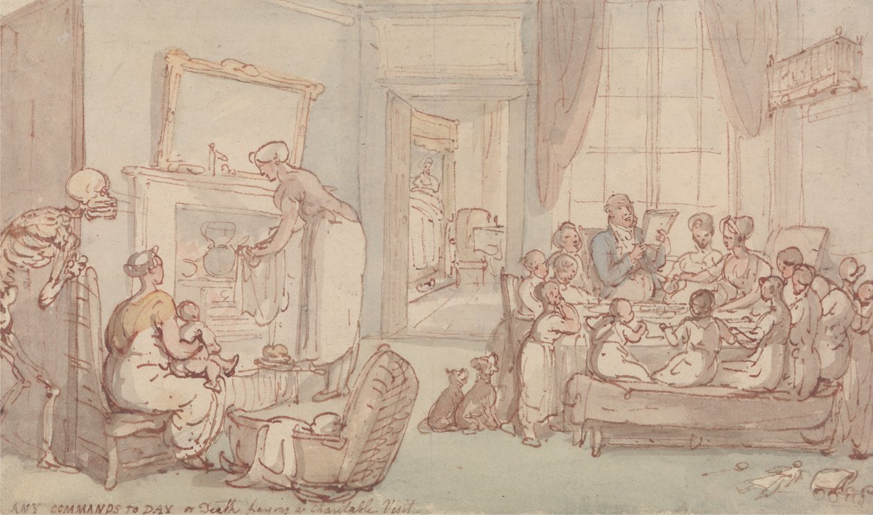 A gyermekek családja alkotó: Thomas Rowlandson