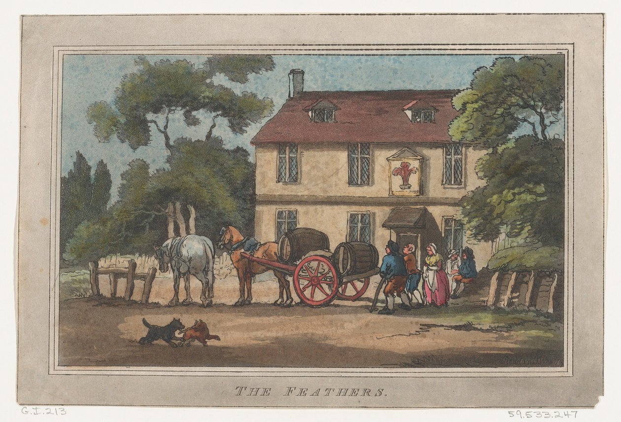 A tollak, 1787., 1787. alkotó: Thomas Rowlandson