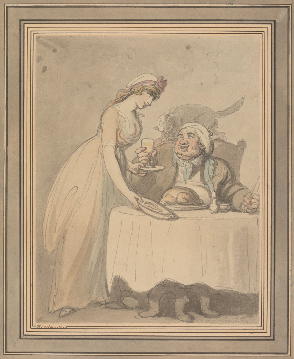 The Gourmand alkotó: Thomas Rowlandson