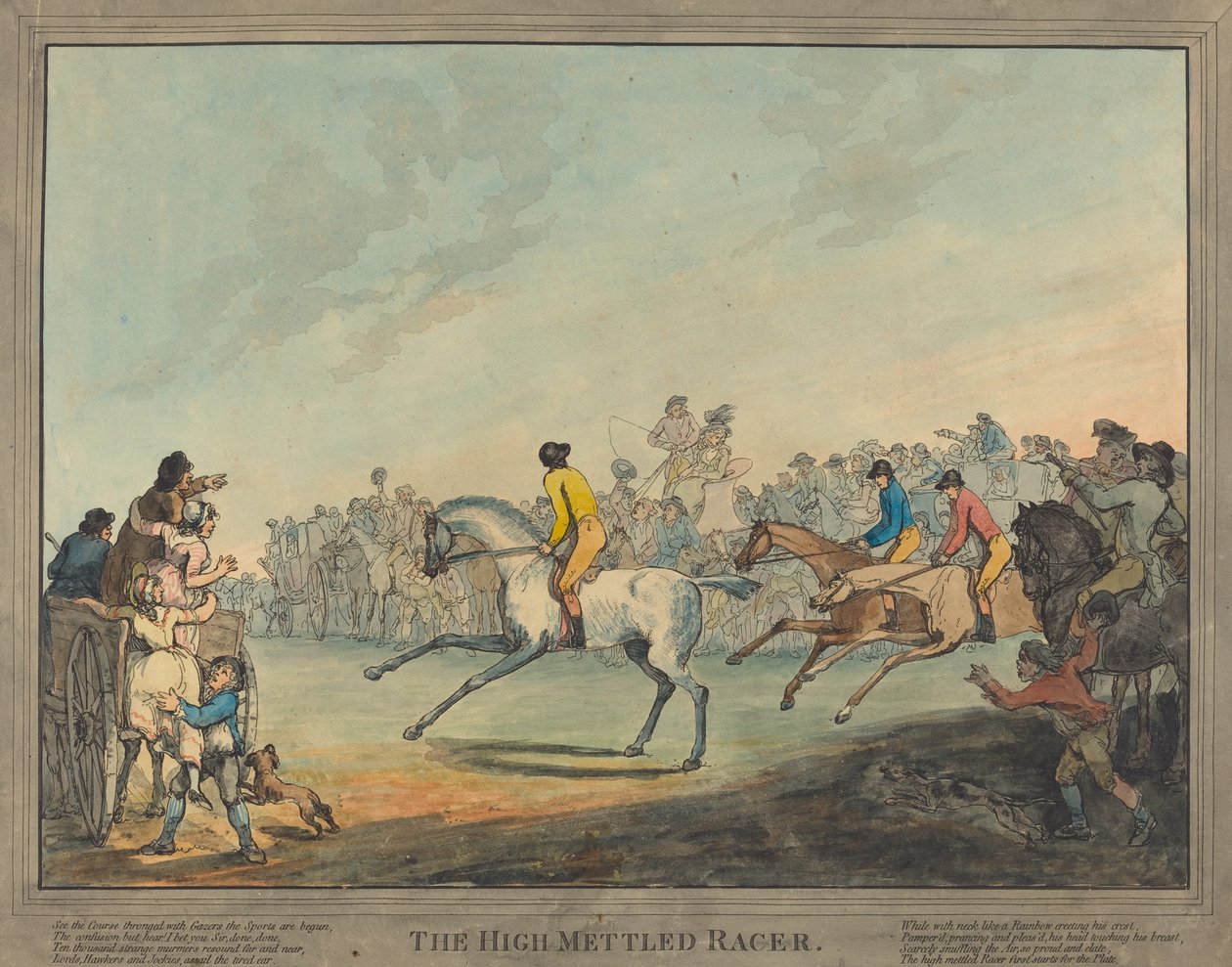 A nagylelkű versenyző alkotó: Thomas Rowlandson