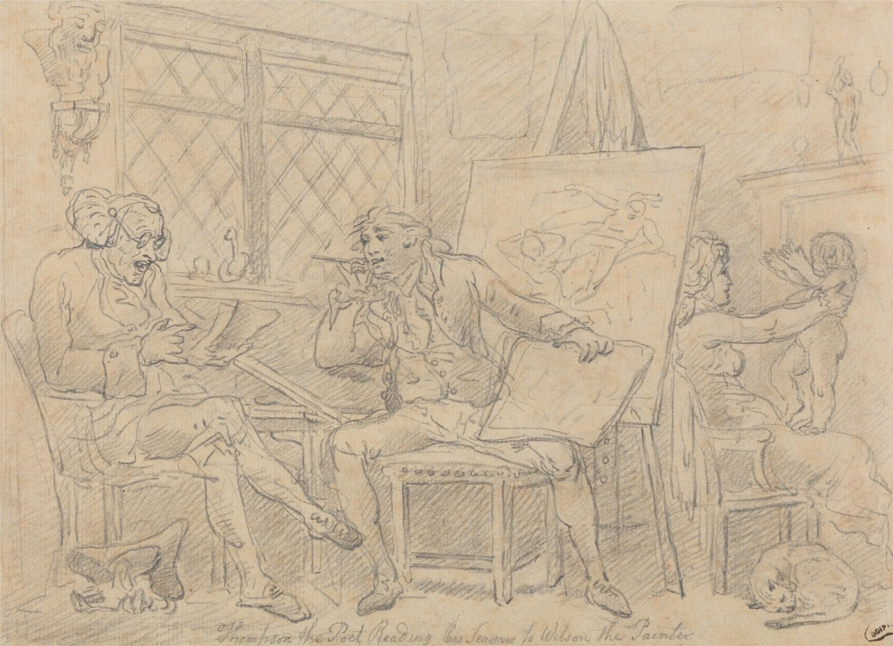 A történész, aki inspirálja a fiatal festő gondolkodását alkotó: Thomas Rowlandson