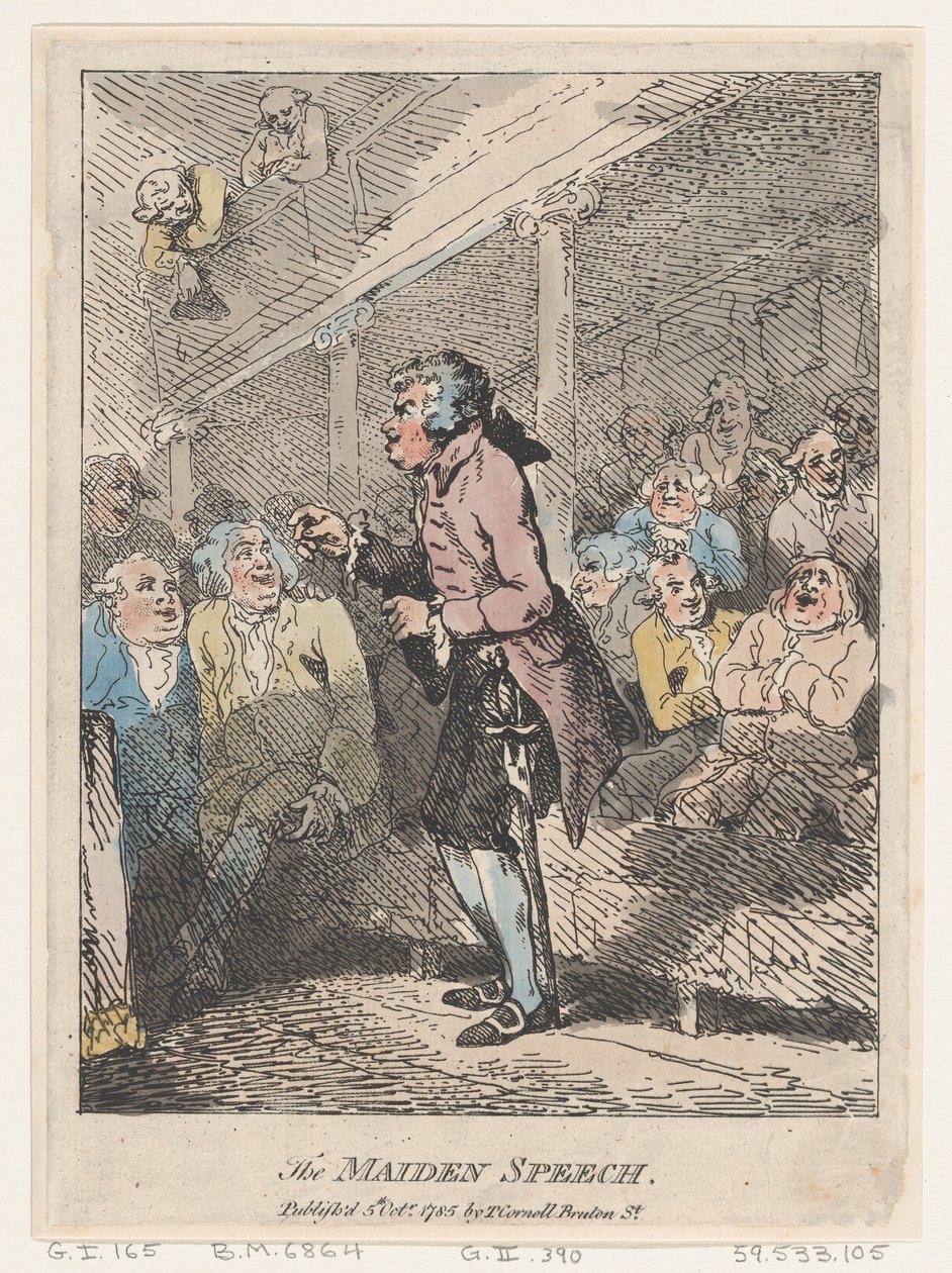 Leánybeszéd, 1785. október 5., 1785. október 5. alkotó: Thomas Rowlandson