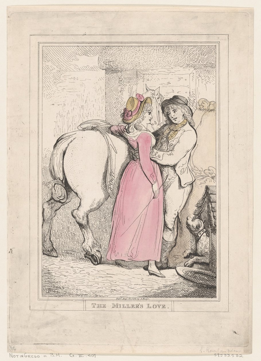 A Miller szerelme, 1798. augusztus 18., 1798. augusztus 18. alkotó: Thomas Rowlandson