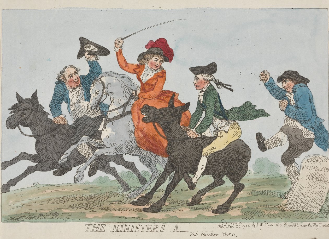 A miniszter segge – Lásd a helynévtárat – november 11. alkotó: Thomas Rowlandson