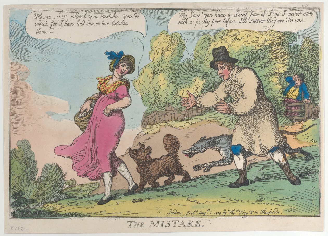A hiba, 1809. augusztus 1., 1809. augusztus 1. alkotó: Thomas Rowlandson