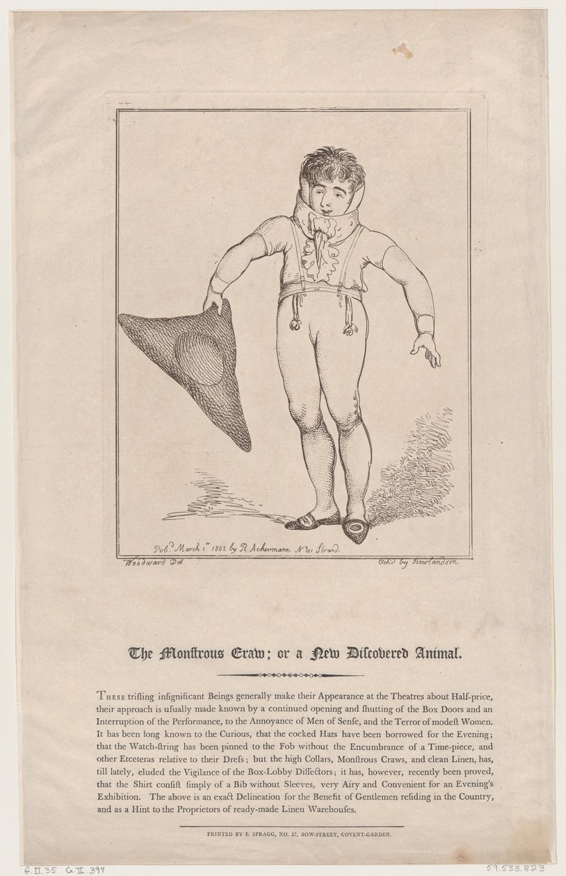 A szörnyeteg, avagy újonnan felfedezett állat, 1802. március 1., 1802. március 1. alkotó: Thomas Rowlandson