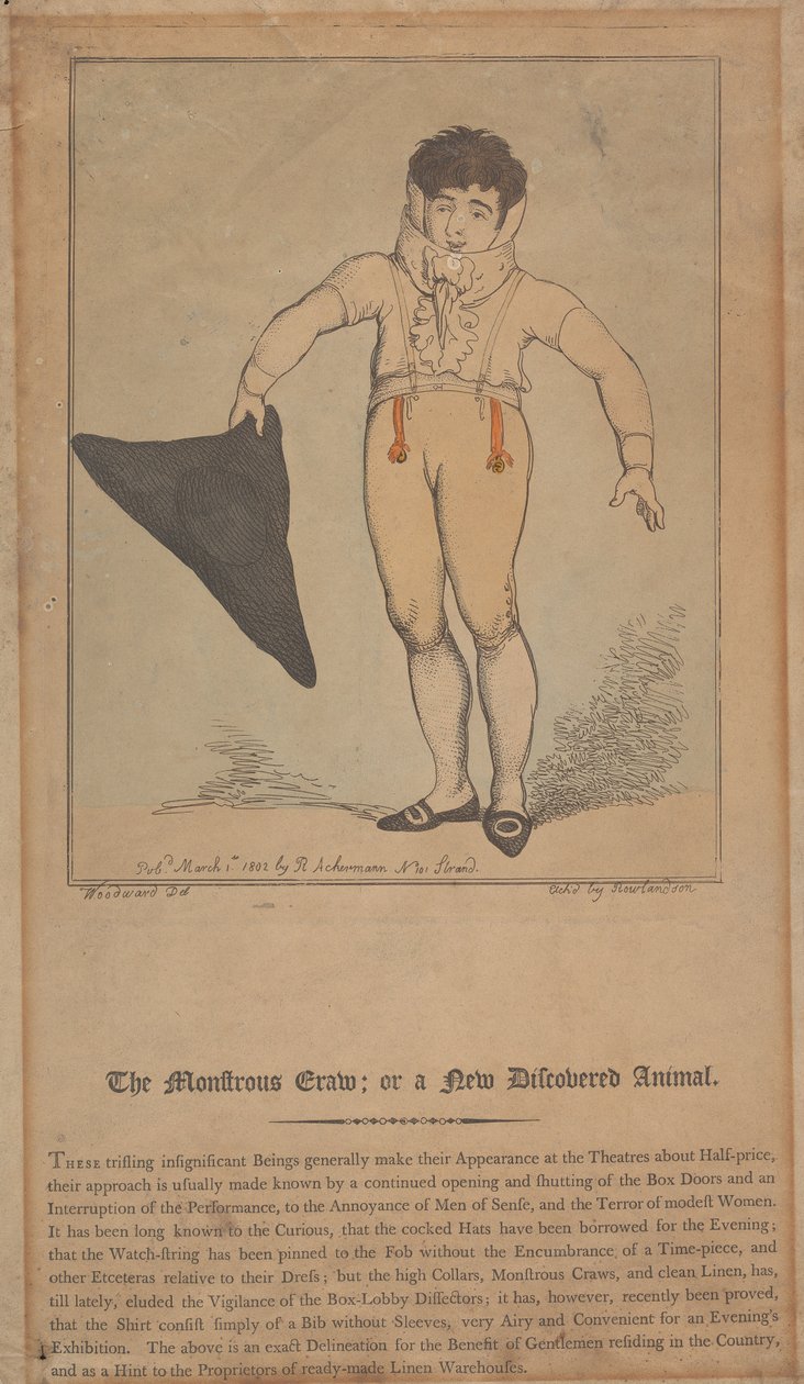 A szörnyű csúszómászó; avagy egy újonnan felfedezett állat alkotó: Thomas Rowlandson