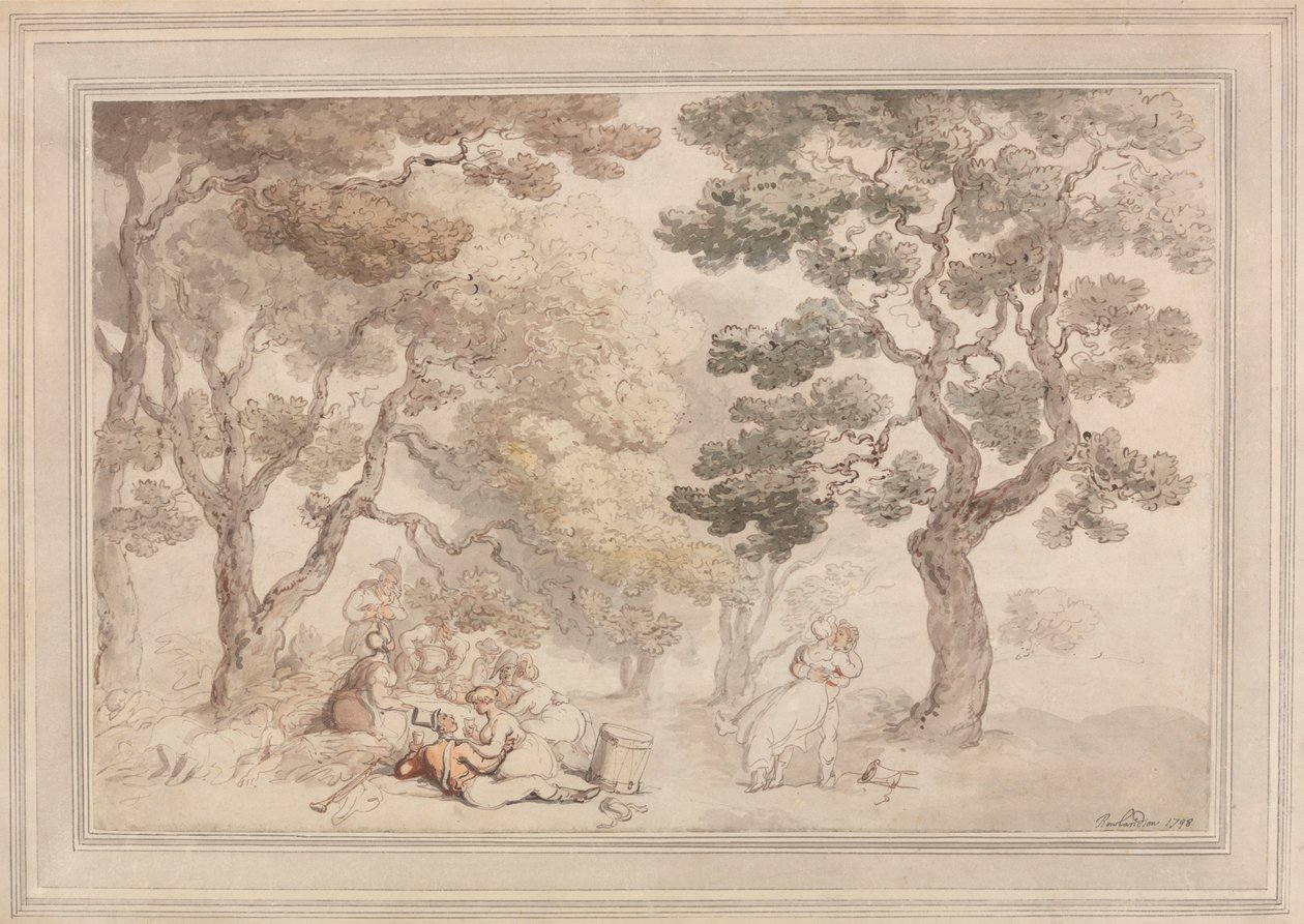 A Piknik alkotó: Thomas Rowlandson