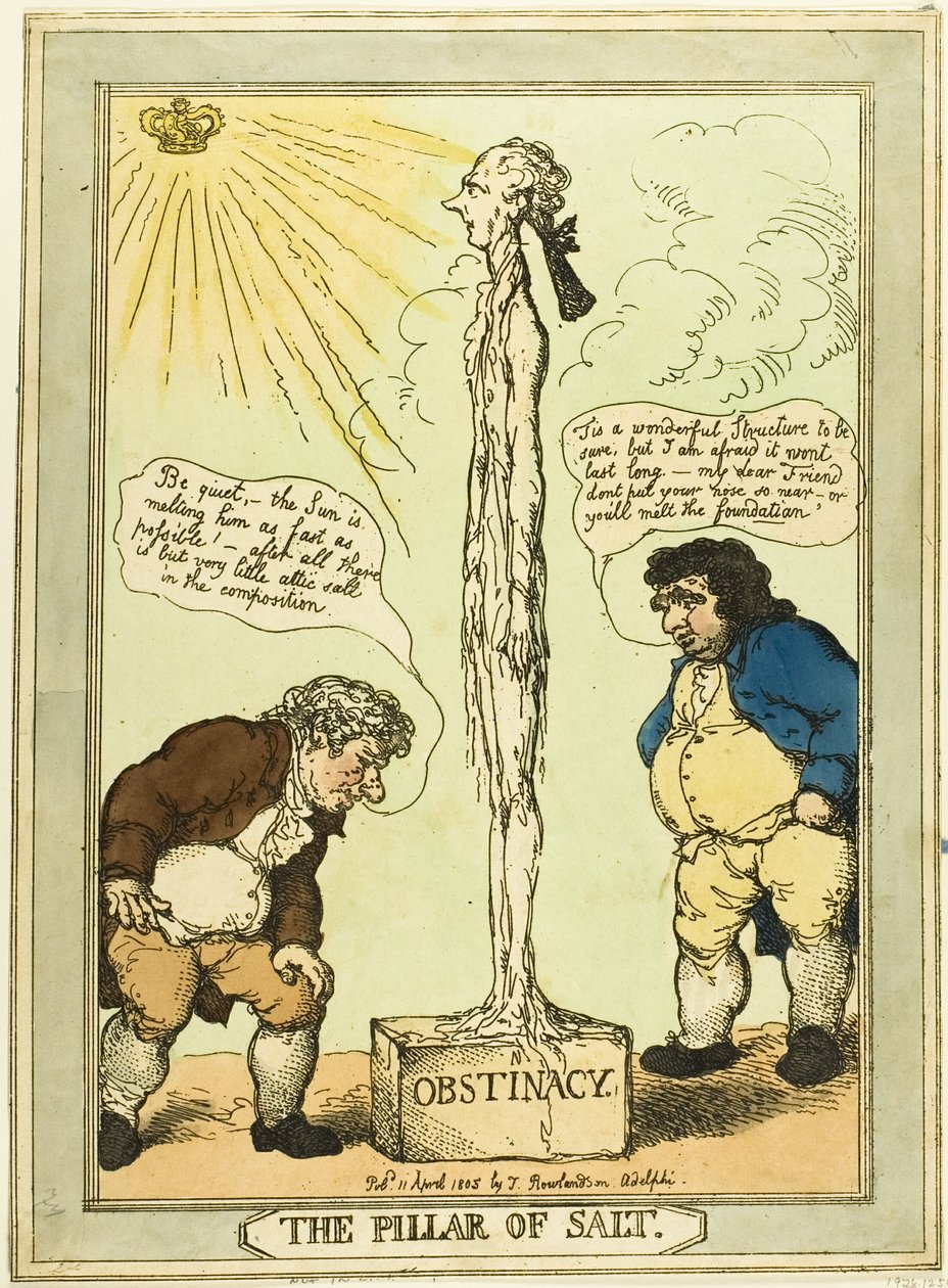 A sóoszlop alkotó: Thomas Rowlandson