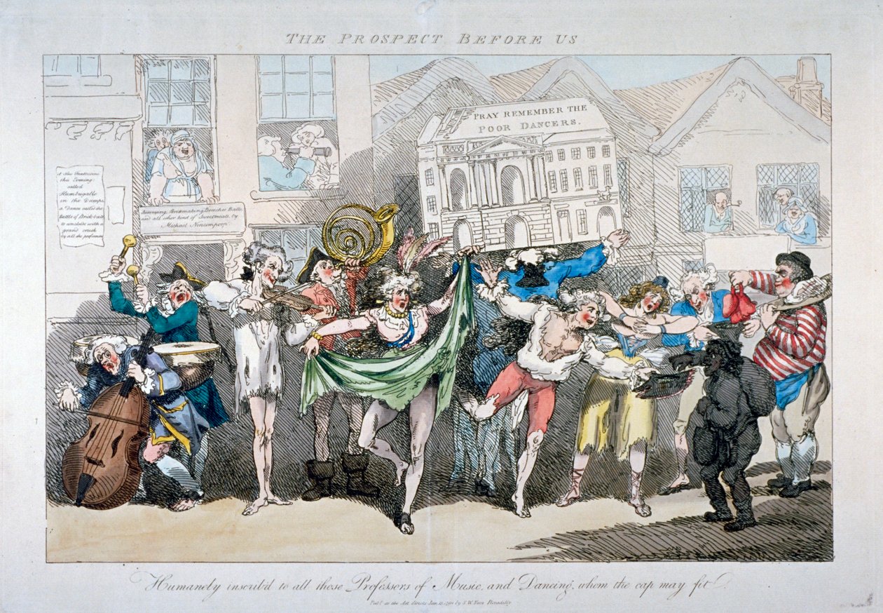 „A kilátás előttünk”, 1791 alkotó: Thomas Rowlandson