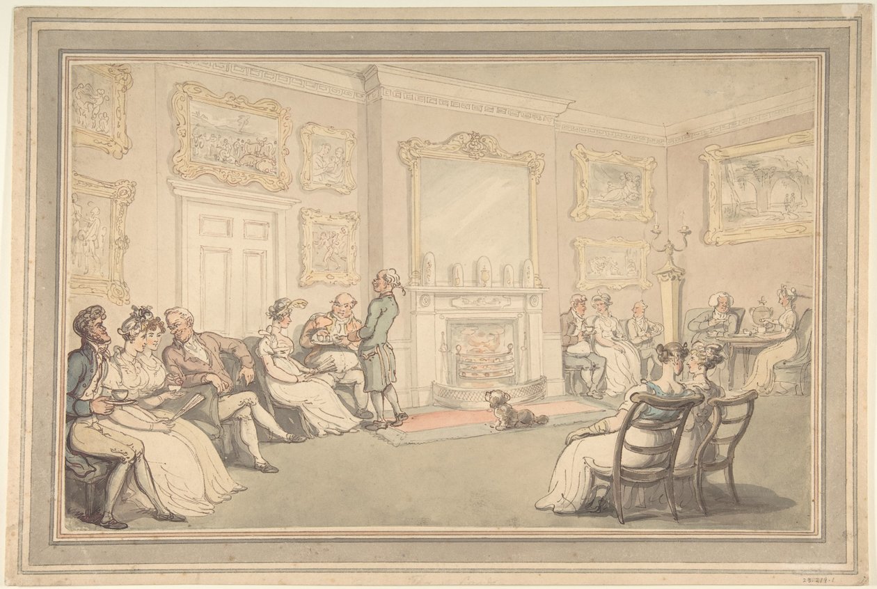 A recepció alkotó: Thomas Rowlandson