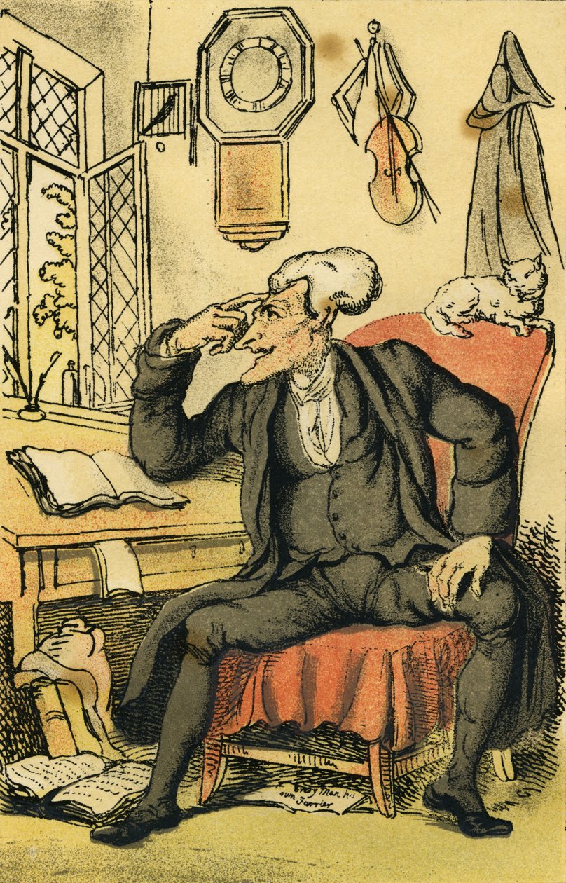 A tiszteletes doktor szintaxis alkotó: Thomas Rowlandson