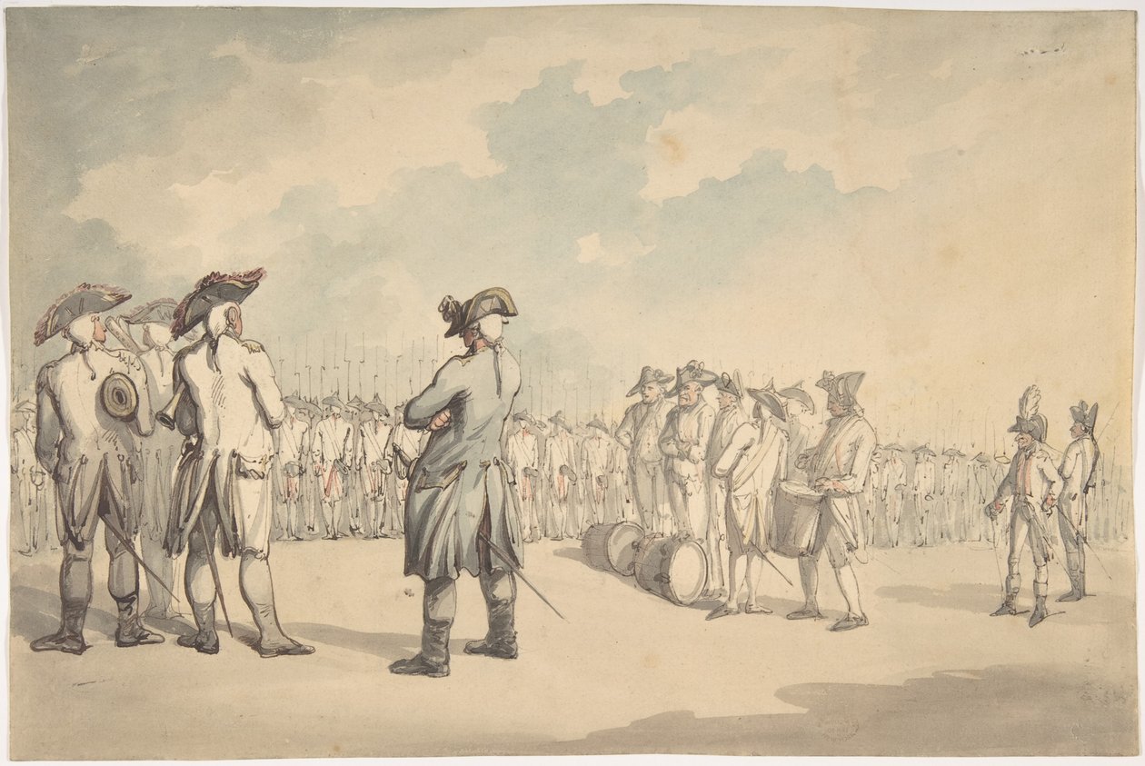 A díszszemle alkotó: Thomas Rowlandson