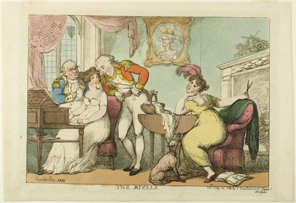 A riválisok alkotó: Thomas Rowlandson