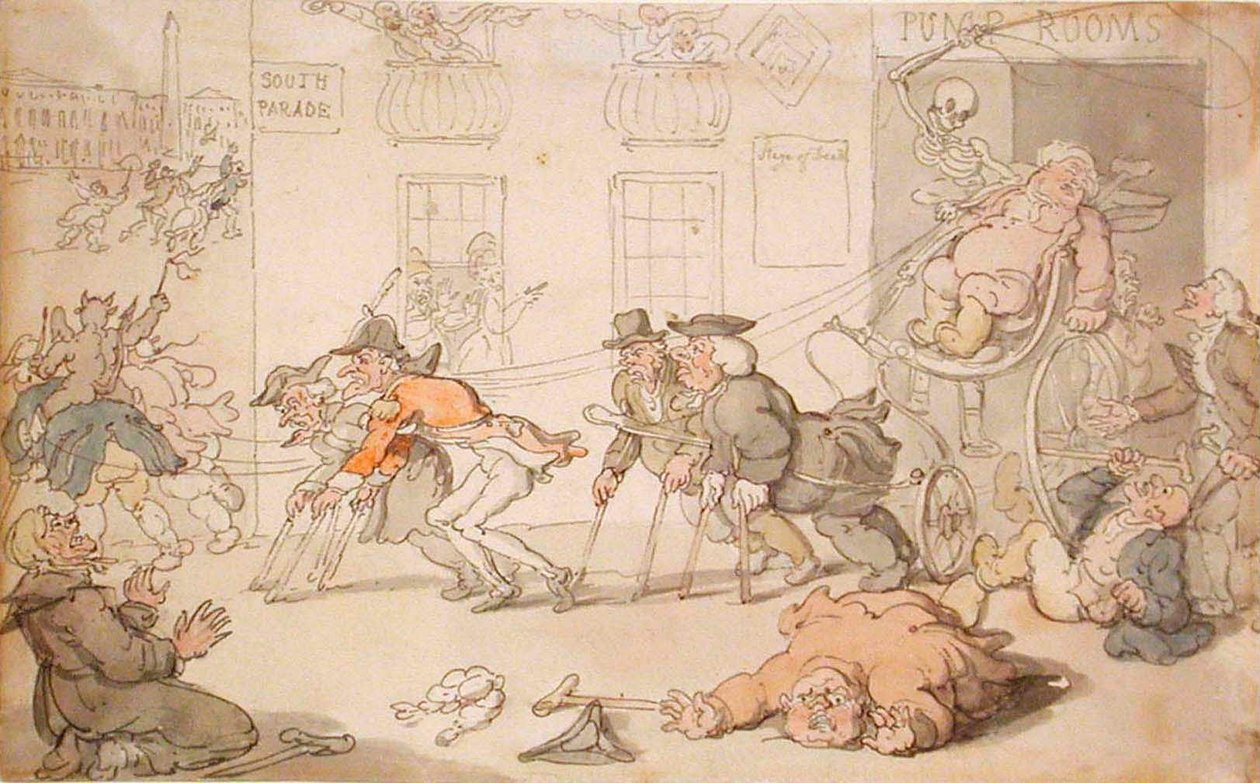 A halál színpada alkotó: Thomas Rowlandson