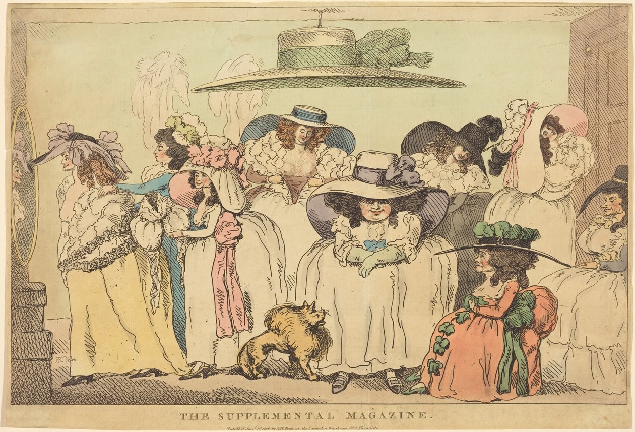 A kiegészítő magazin alkotó: Thomas Rowlandson