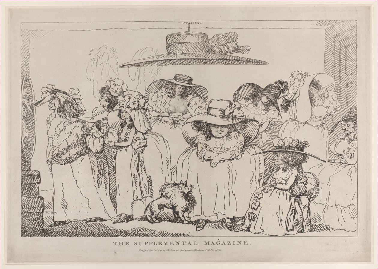 A Kiegészítő Folyóirat, 1786. január 1., 1786. január 1. alkotó: Thomas Rowlandson
