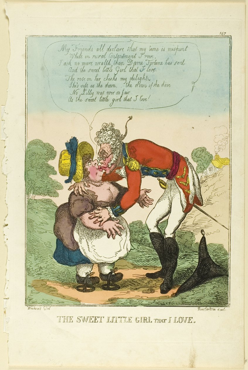 Az Édes Kislány, Akit Szeretek alkotó: Thomas Rowlandson