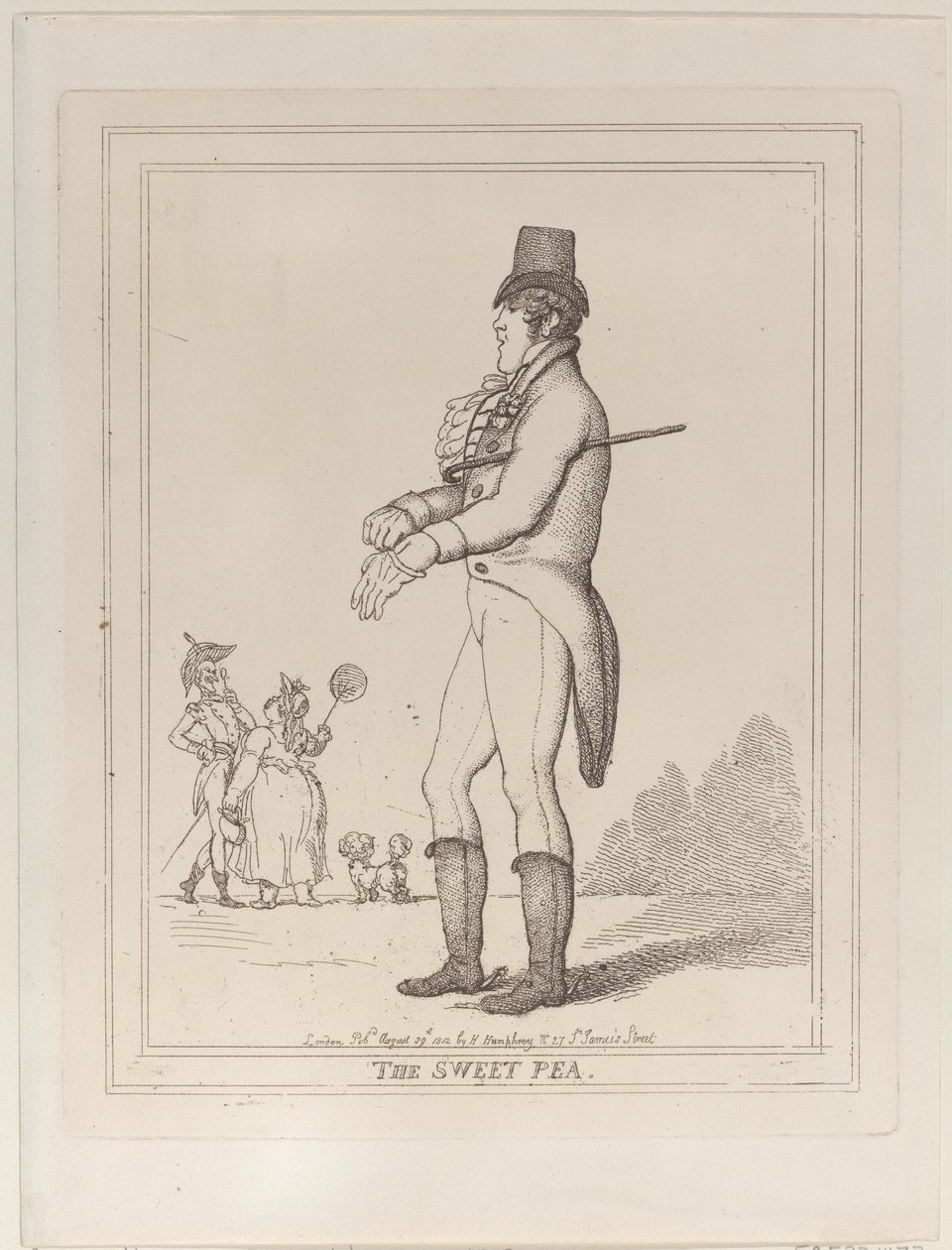 Az édes borsó, 1812. augusztus 29., 1812. augusztus 29. alkotó: Thomas Rowlandson