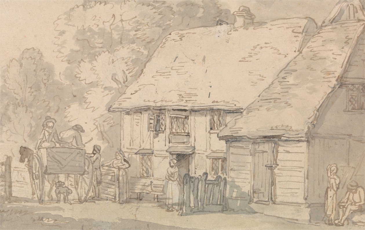 A fizetőkapu alkotó: Thomas Rowlandson
