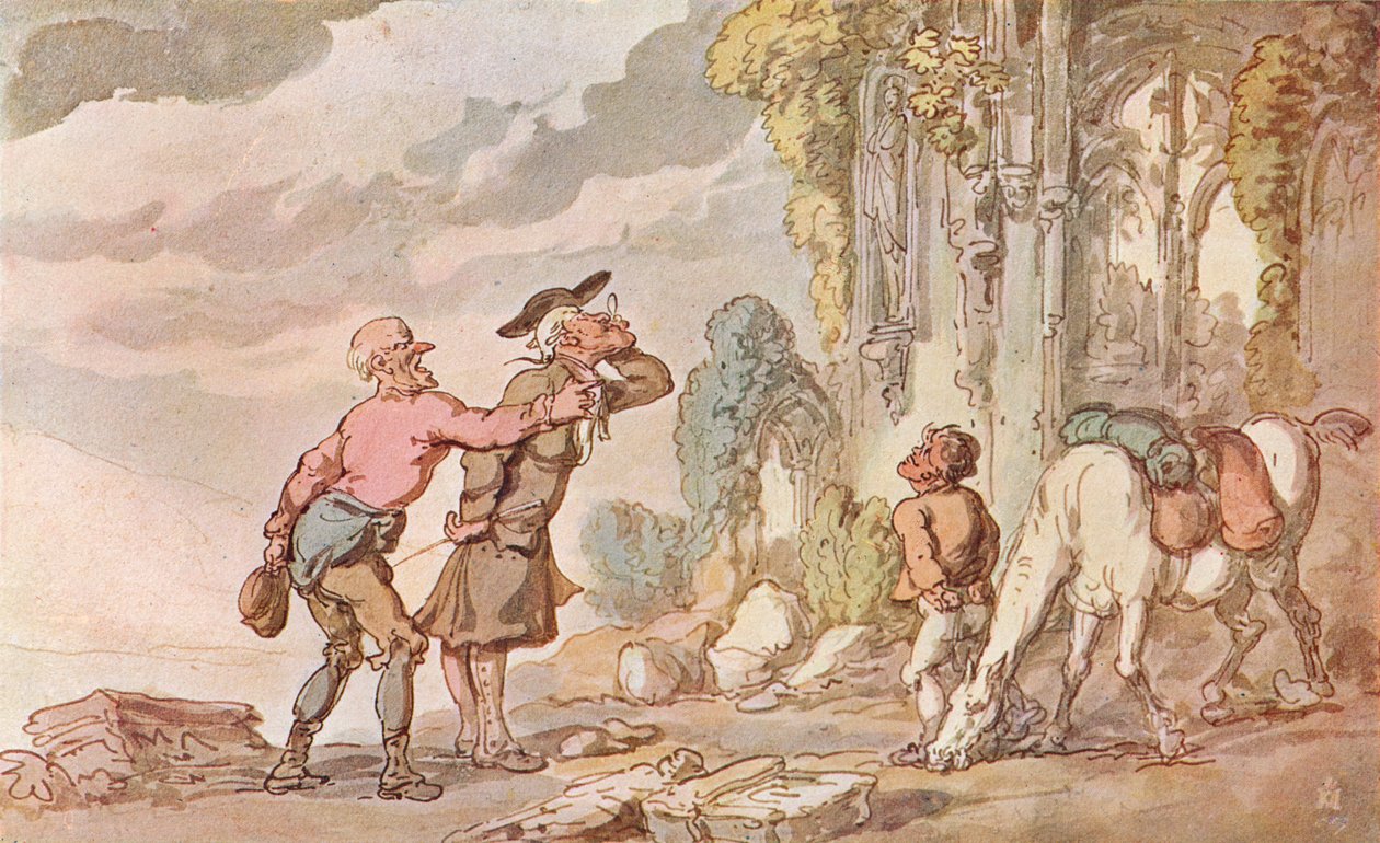 A Dr. Syntax körútja a festői szépség nyomában, 19. század, 1907 alkotó: Thomas Rowlandson