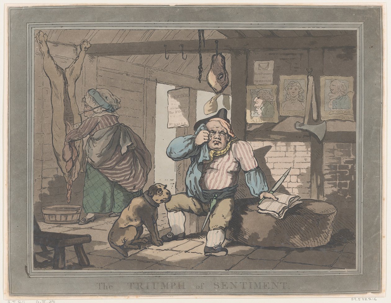 Az érzelmek diadala, 1787. január 15., 1787. január 15. alkotó: Thomas Rowlandson