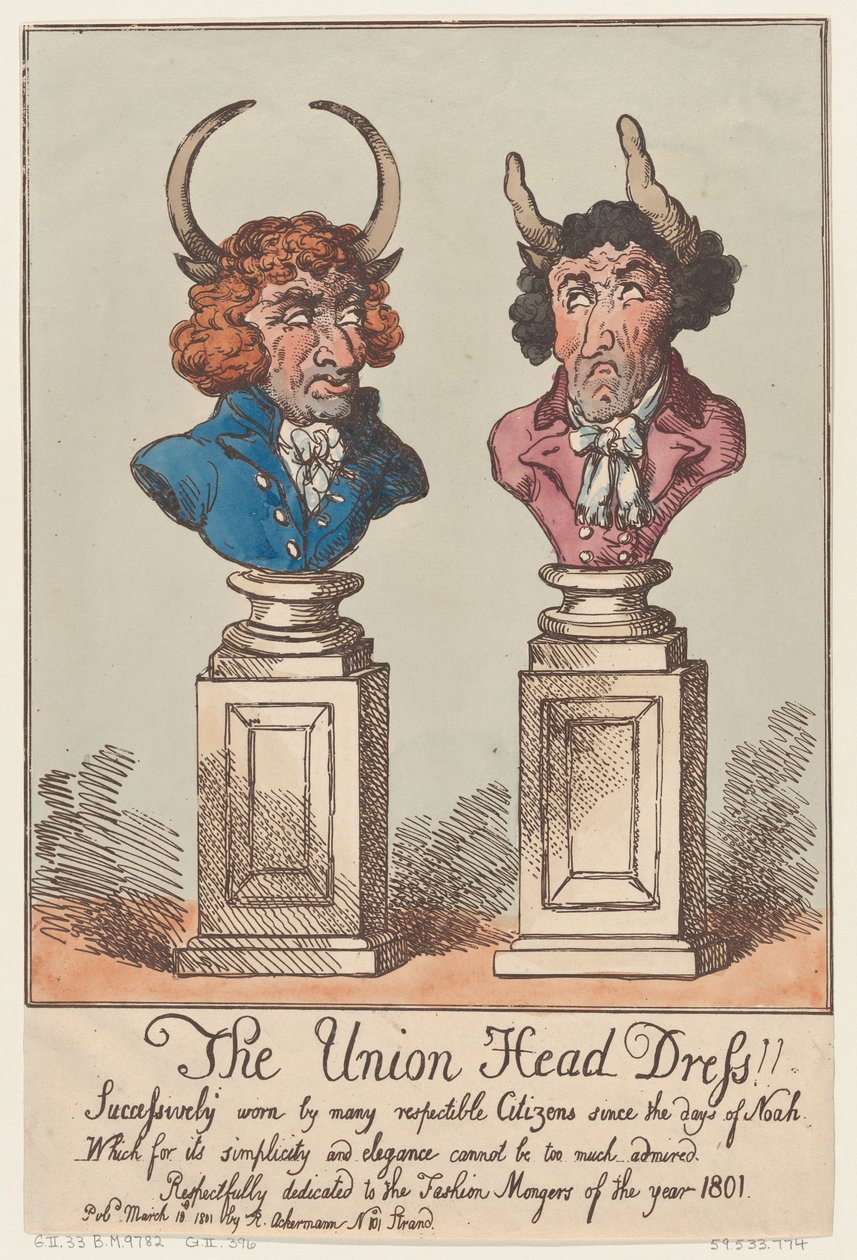 A szakszervezeti fejruha!!, 1801. március 18., 1801. március 18. alkotó: Thomas Rowlandson